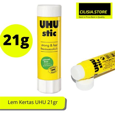 Jual Lem Kertas UHU Stic 21gr Besar Perekat Kertas Glue Stick