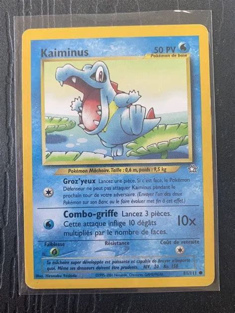 Voggt buy Carte Pokémon FR Kaiminus 81 111 Wizards Néo Génésis