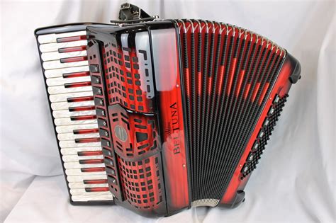 New Red Shadow Beltuna Prestige Iv Piano Accordion Lmmh