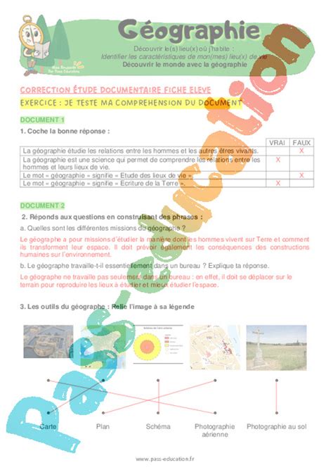 Découvrir le monde avec la géographie Cm1 Séquence vidéo Miss