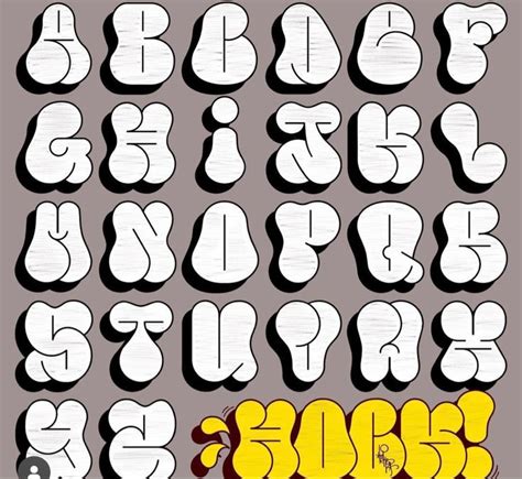 The Letters And Numbers Are Drawn In Graffiti Style With Different