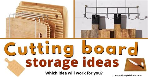 13 convenient Cutting Board Storage Ideas (2025) - Learn Along with Me