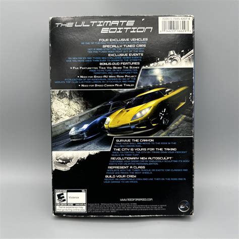 No Game Need For Speed Carbon Collectors Edition Pc Box W Key