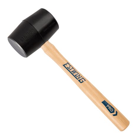 Rubber Mallet Hammer (Black & Gray) - Estwing