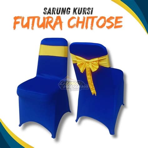 Jual Sarung Kursi Futura Chitose Ketat Pita Cover Kursi Bisa Riques