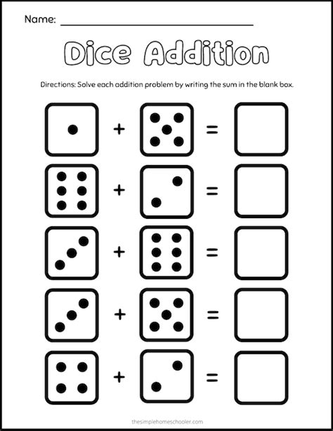 Free And Fun Addition Worksheets For Kindergarteners The Simple