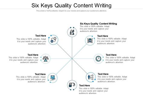 Six Keys Quality Content Writing Ppt Powerpoint Presentation Summary Introduction Cpb