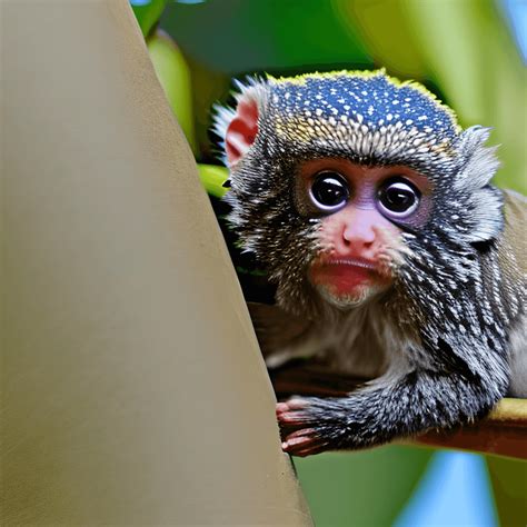 Pygmy Marmoset Digital Graphic · Creative Fabrica