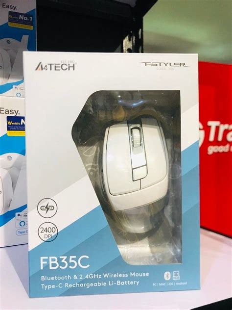 A Tech Fstyler Fb C Rechargeable Bluetooth G Wireless Mouse Icy