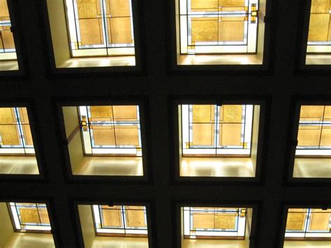 Skylight Ceiling At Frank Lloyd Wright S Unity Temple In Oak Park