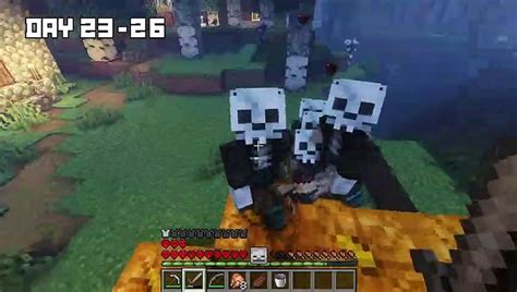 I Survived Days As A Skeleton In Hardcore Minecraft Video