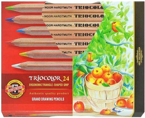 Amazon Koh I Noor N Jumbo Triangular Coloured Pencil Pack Of