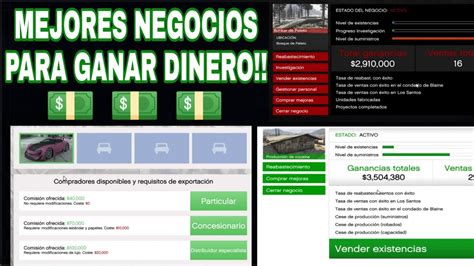 Gta Online Top Mejores Negocios Para Ganar Mucho Dinero