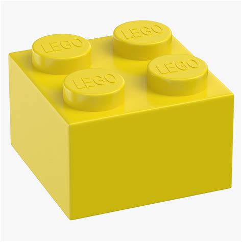 Lego Brick Separator Flame Bright Yellow 3d Model 9 Max Obj Ma