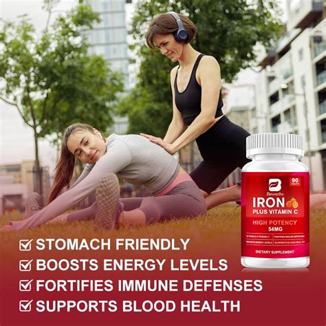 Beworths Iron Tablet With Vitamin C Support Digestive Immune System For Adult Vitalize Me