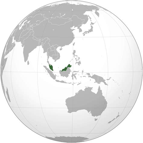 Malaisie Carte Du Monde 5