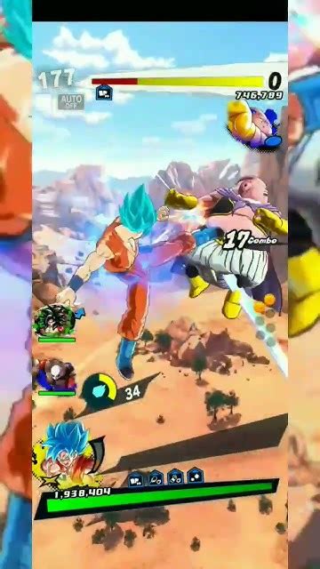 Goku Super Saiyan Blue Vs Marjin Buu Youtube