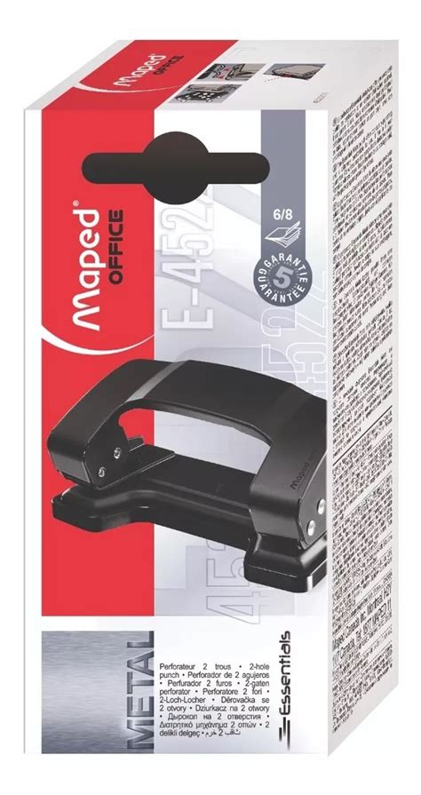 Perforadora Papel Metalica Maped Office Essentials 68 Hojas Mebuscar