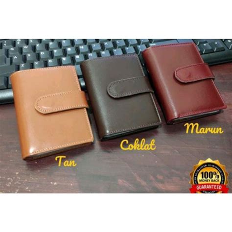 Jual Dompet Kartu Atm Kartu Kredit Kartu Nama Kulit Sapi Asli Pull Up