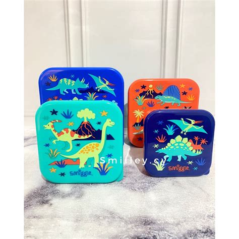 Jual SMIGGLE CONTAINER 4IN1 MOVIN DINO TEMPAT MAKAN Shopee Indonesia