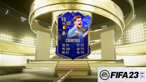 TOTY COURTOIS REVIEW 96 TEAM OF THE YEAR THIBAUT COURTOIS PLAYER