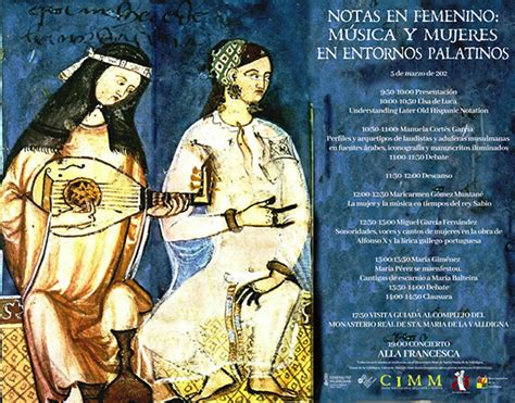 Mujeres árabes laudistas cantantes de cantigas y soldaderas de