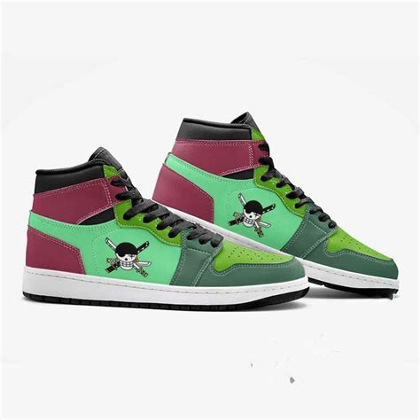 Roronoa Zoro One Piece Custom Air Jordan Shoes Animetrium