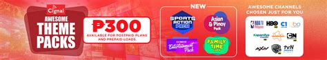 Cignal Tv New Cignal Theme Packs