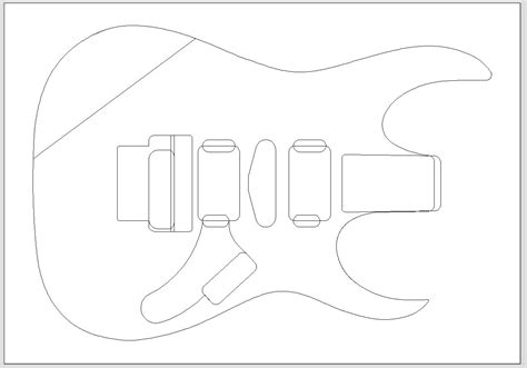 Ibanez RG Guitar Template MDF | lupon.gov.ph