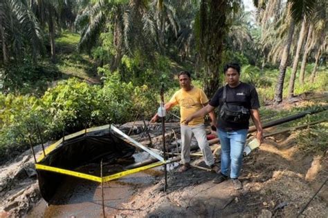 Polisi Gerebek Tambang Minyak Ilegal Tangkap Pekerja Antara News Aceh