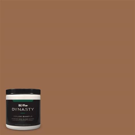 BEHR DYNASTY 8 Oz S230 7 Toasted Bagel One Coat Hide Semi Gloss