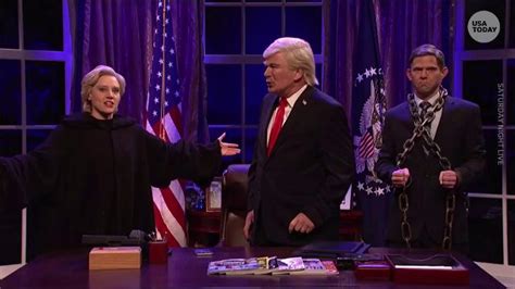 Trump Visited By Ghosts Of Scandals Past In Snl Skit