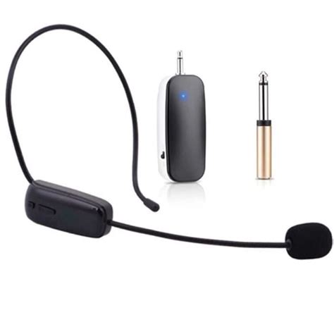 Nouveau Microphone Sans Fil UHF Portable 2 En 1 Amplificateur De Volume