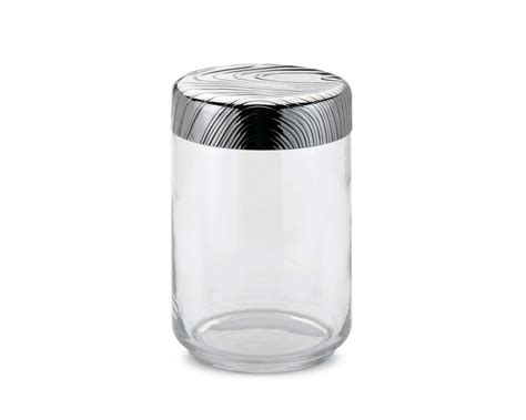 Alessi Pu05 Veneer Glass Jar With Hermetic Lid