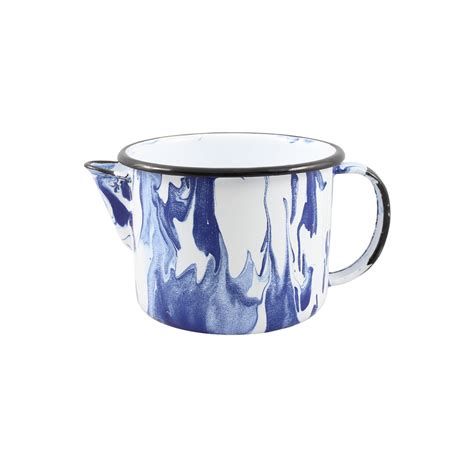 Caneca Esmaltada Bico N Azul Ml Ewel Cole O