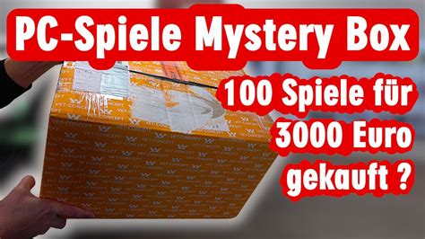 100 PC Spiele Mystery Box Gekauft YouTube