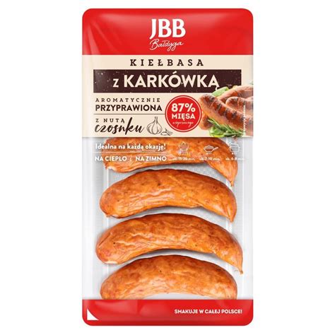 JBB Bałdyga Kiełbasa z karkówką 470 g Zakupy online z dostawą do domu