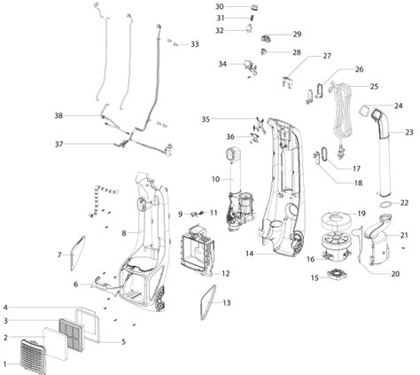 Electrolux El8807a Upright Vacuum Parts