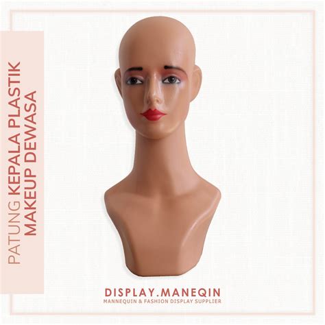 Jual Patung Manekin Kepala Plastik Dewasa Besar Make Up Dm Display