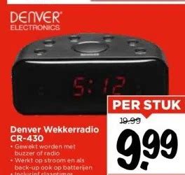 Denver Wekkerradio Cr 430 Aanbieding Bij Vomar Voordeelmarkt