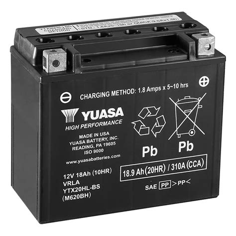 Yuasa High Performance Maintenance Free Battery Yuam Bh Ytx Hl