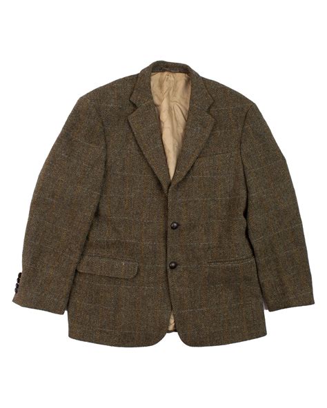 Harris Tweed X Marks And Spencer Classic Blazer Jacket Gem