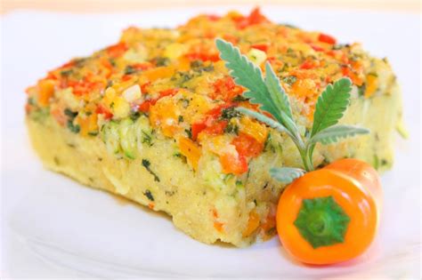 Veganer Polenta Auflauf Mit Gem Segratin