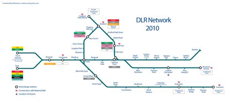 Map Of Dlr Stations