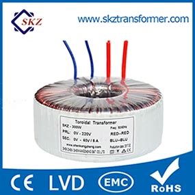 500W Low Frequency Power Toroidal Transformer Made Of Pure Copper