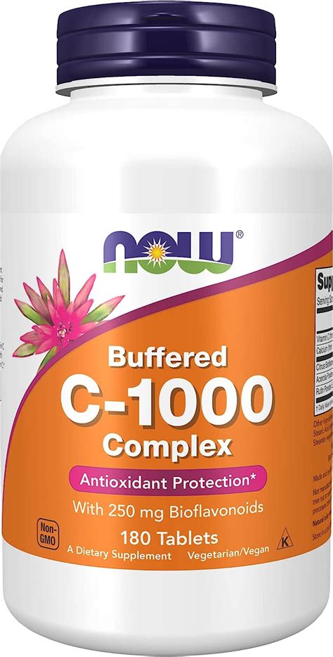 Buffered Vitamin C with bioflavonoids for enhanced absorption and synergy
