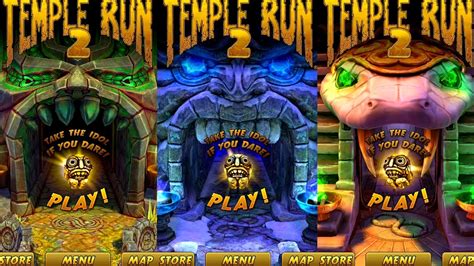 Temple Run Frozen Shadows Vs Blazing Sands Vs Sky Summit Android