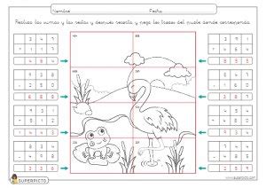 Ficha De Sumas Y Restas Combinadas Con Llevadas De Tres Cifras Para