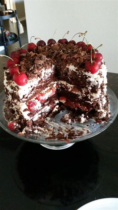 Authentic Black Forest Cake Schwarzwald Kirsch Kuchen Recipe Food