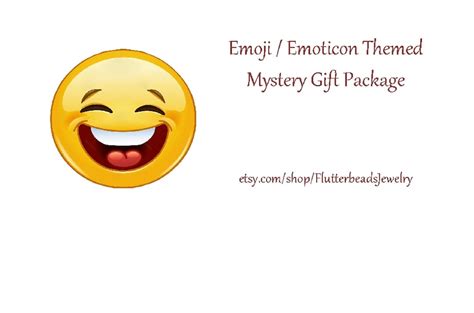 Emoji Themed Kids Mystery Package Emoticons Mixed Items Necklaces